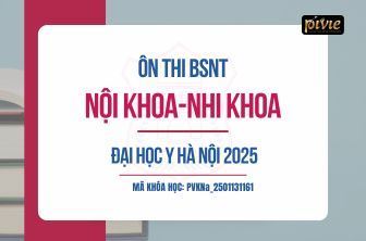 Combo luyện thi Bác sĩ nội trú - Nội khoa- Nhi Khoa- Đại học Y Hà Nội năm 2025 (PVKNa_2501131161)