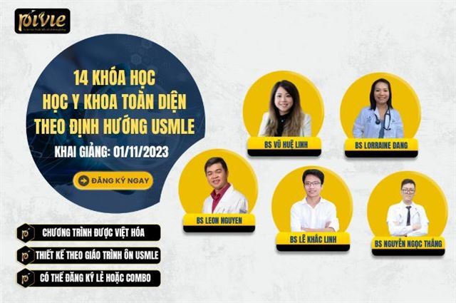 Combo 14 khóa Học Y khoa toàn diện theo định hướng USMLE (PNKNa_101100)
