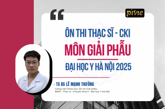 Ôn thi Thạc sĩ - Chuyên khoa 1 môn Giải phẫu Đại học Y Hà Nội năm 2025