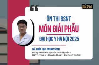 Luyện thi Bác sĩ nội trú môn Giải phẫu Đại học Y Hà Nội năm 2025 (PVKNA250111)