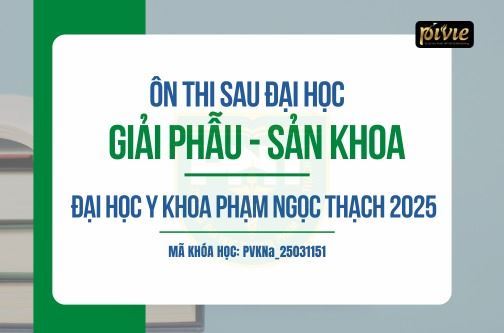 COMBO Luyện thi Sau đại học 2025 - Môn Giải phẫu - Sản khoa - Trường Đại học Y khoa Phạm Ngọc Thạch (PVKNa_25031151)