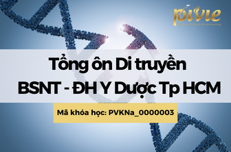 Tổng ôn Di truyền - kì thi Bác sĩ Nội trú trường Đại học Y Dược Tp HCM (PVKNa_0000003)