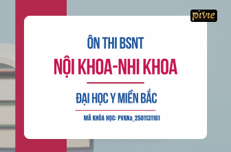 Combo luyện thi Bác sĩ nội trú - Nội khoa - Nhi Khoa- Đại học Y MIỀN BẮC năm 2025 (PVKNa_2501131161)