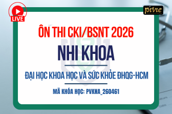 Luyện thi Chuyên khoa I/Bác sĩ nội trú - Nhi khoa - Đại học Khoa học và Sức khỏe, ĐHQG-HCM 2026 (PVKNA_260461)