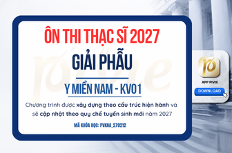 Luyện thi Thạc sĩ - Môn Giải phẫu - Y Miền Nam KV.01 (PVKNA_270212)