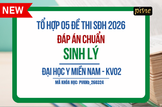 Tổ hợp 05 đề thi thử - Kỳ thi SĐH - Sinh lý - ĐH Y miền nam KV02 (PVKNb_260324)
