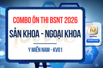 Combo Luyện thi Bác sĩ Nội trú năm 2026 - Hệ Ngoại - Miền Nam KV01