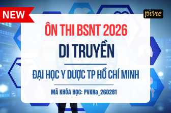 Luyện thi Bác sĩ Nội trú - Môn Di truyền - Đại học Y Dược TPHCM (PVKNA_260281)