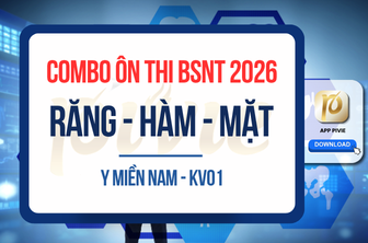 Combo Luyện thi Bác sĩ Nội trú năm 2026 - Răng Hàm Mặt - Miền Nam KV01 