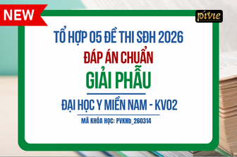 Tổ hợp 05 đề thi thử - Kỳ thi SĐH - Giải phẫu - ĐH Y miền nam KV02 (PVKNb_260314)