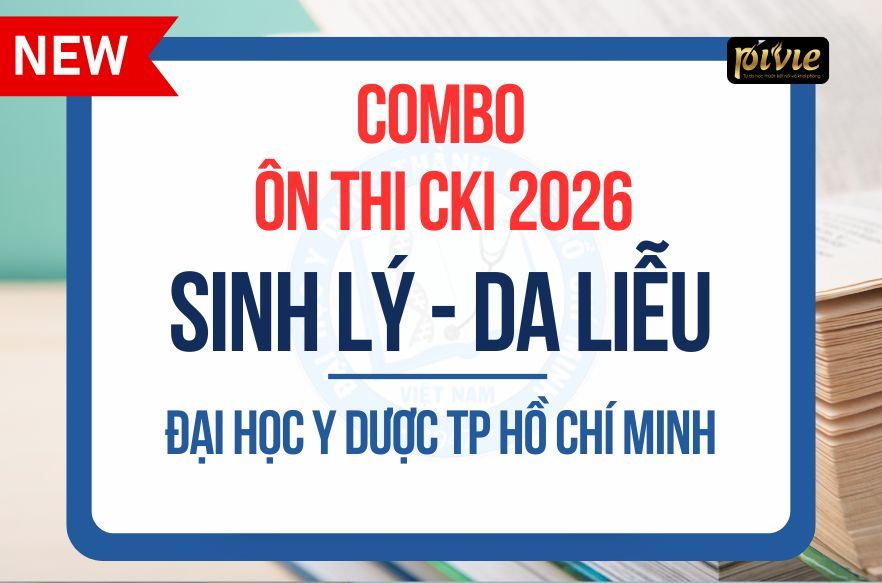 Combo luyện thi Chuyên khoa I môn Sinh lý + Da liễu - Đại học Y dược TP.HCM 2026 copy 008995