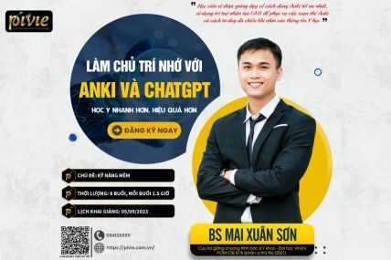 Làm chủ trí nhớ với Anki và chatGPT: Học Y nhanh hơn, hiệu quả hơn (PVKNbb_100094)