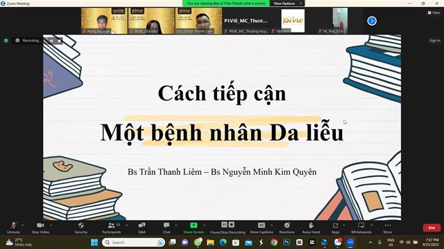 TALKSHOW: Cách tiếp cận một bệnh nhân Da liễu