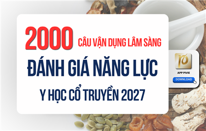 Y học cổ truyền - 2000 câu trắc nghiệm vận dụng lâm sàng