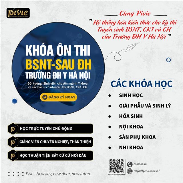 Ra mắt khóa học Live Kỹ năng ôn thi BSNT Y Hà Nội