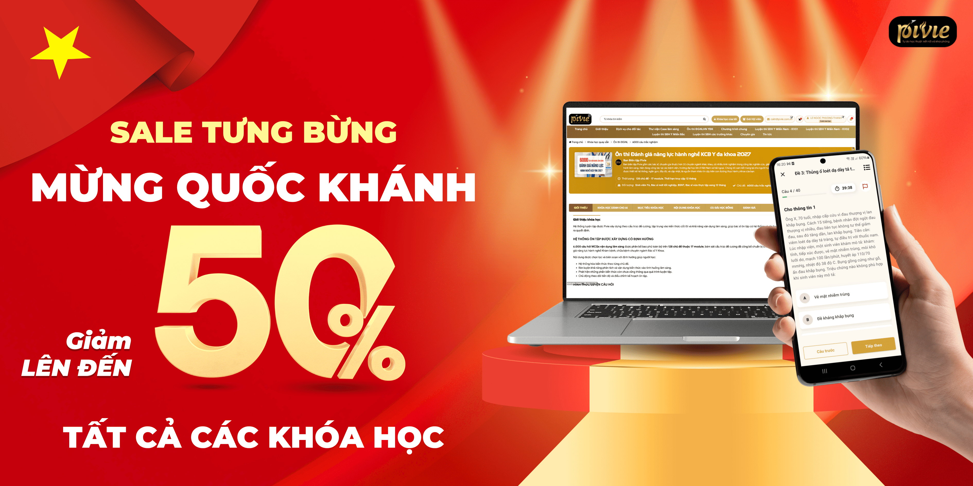 SALE TƯNG BỪNG - MỪNG QUỐC KHÁNH LÊN ĐẾN 50%