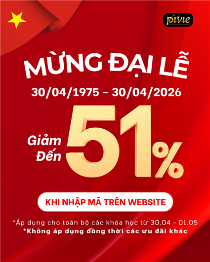 📢 KỶ NIỆM 51 NĂM GIẢI PHÓNG MIỀN NAM – TẶNG VOUCHER TRI ÂN LÊN ĐẾN 51%