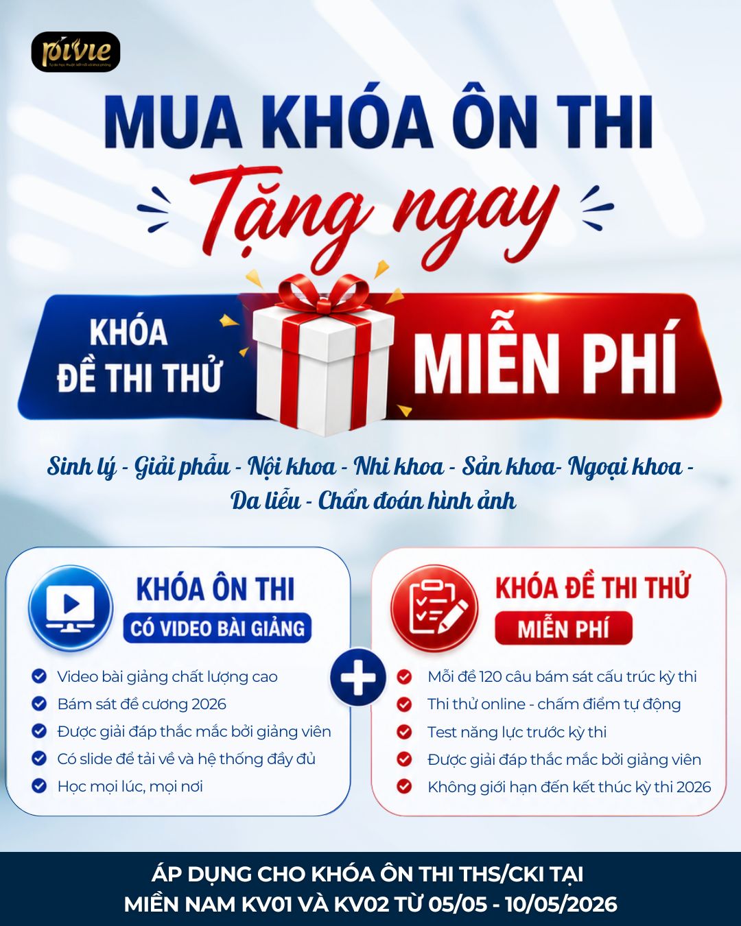 KỶ NIỆM 3 NĂM SINH NHẬT - TẶNG KHÓA ĐỀ KHI THAM GIA KHÓA LÝ THUYẾT