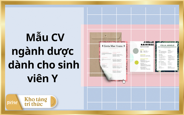 Mẫu CV ngành dược dành cho sinh viên Y mới nhất