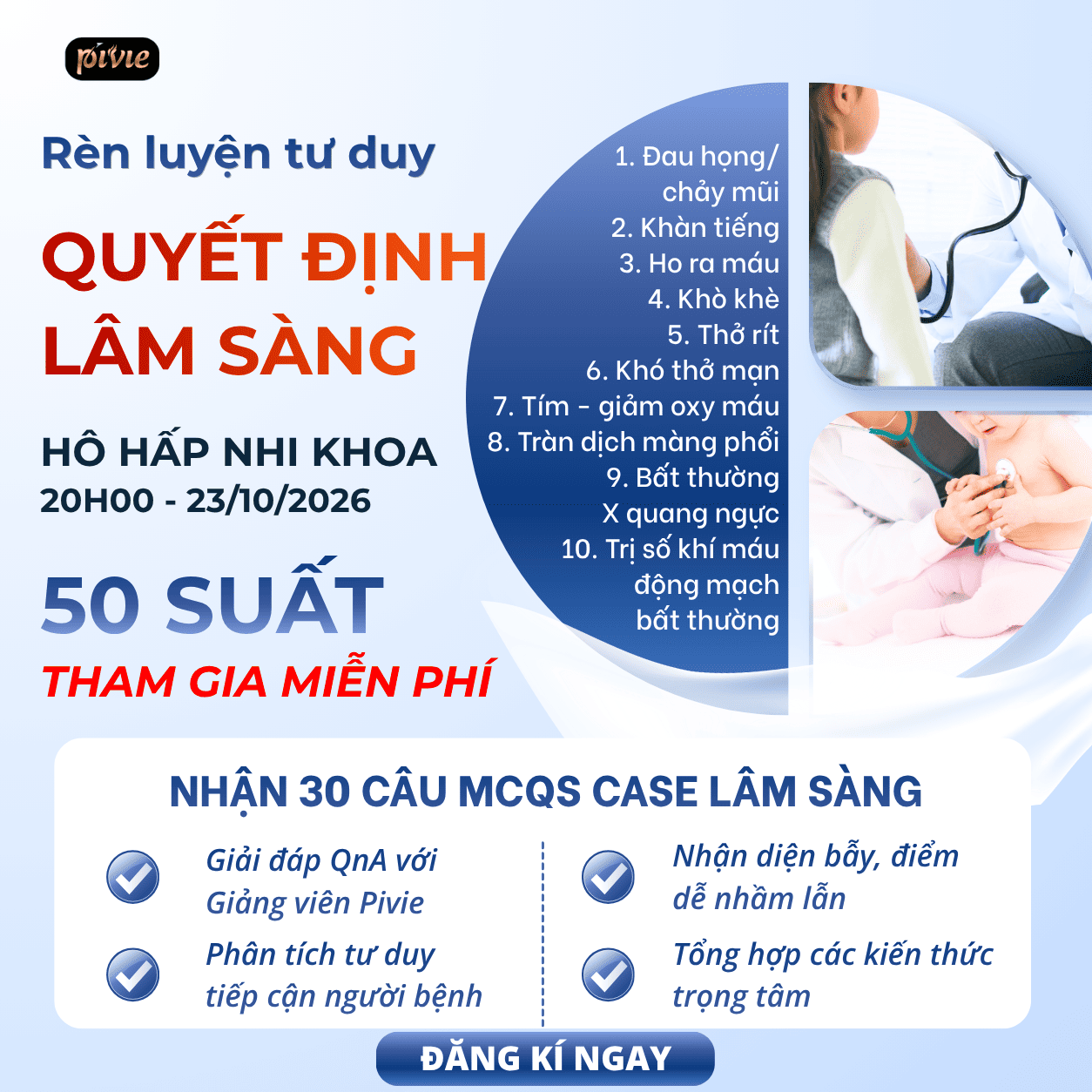 Buổi 02 - Hành trình ôn tập toàn diện ĐÁNH GIÁ NĂNG LỰC HÀNH NGHỀ KCB YĐK 2027