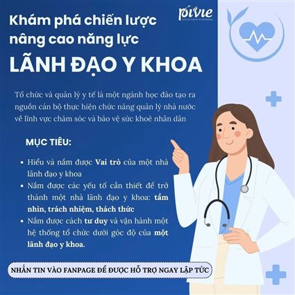 KHAI GIẢNG KHÓA HỌC: KHÁM PHÁ CHIẾN LƯỢC NÂNG CAO NĂNG LỰC LÃNH ĐẠO Y KHOA