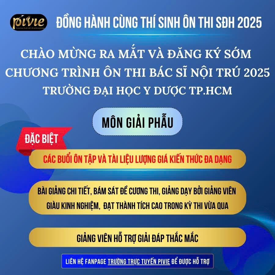 THÔNG BÁO RA MẮT VÀ ƯU ĐÃI ĐĂNG KÝ SỚM CHƯƠNG TRÌNH ÔN THI BÁC SĨ NỘI TRÚ TRƯỜNG ĐẠI HỌC Y DƯỢC TP.HCM 2025