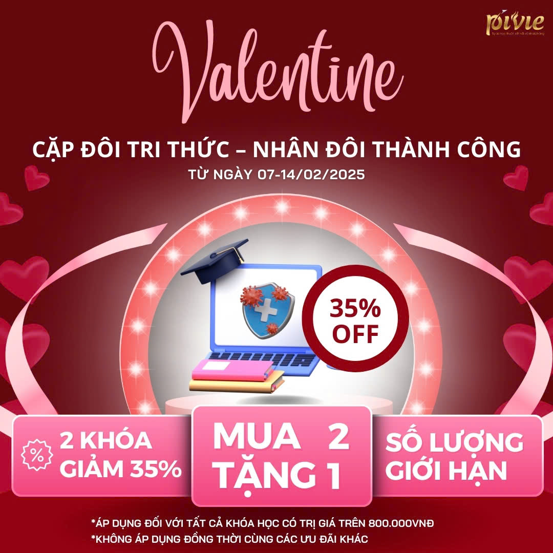 THÔNG BÁO CHƯƠNG TRÌNH ƯU ĐÃI VALENTINE: CẶP ĐÔI TRI THỨC – NHÂN ĐÔI THÀNH CÔNG